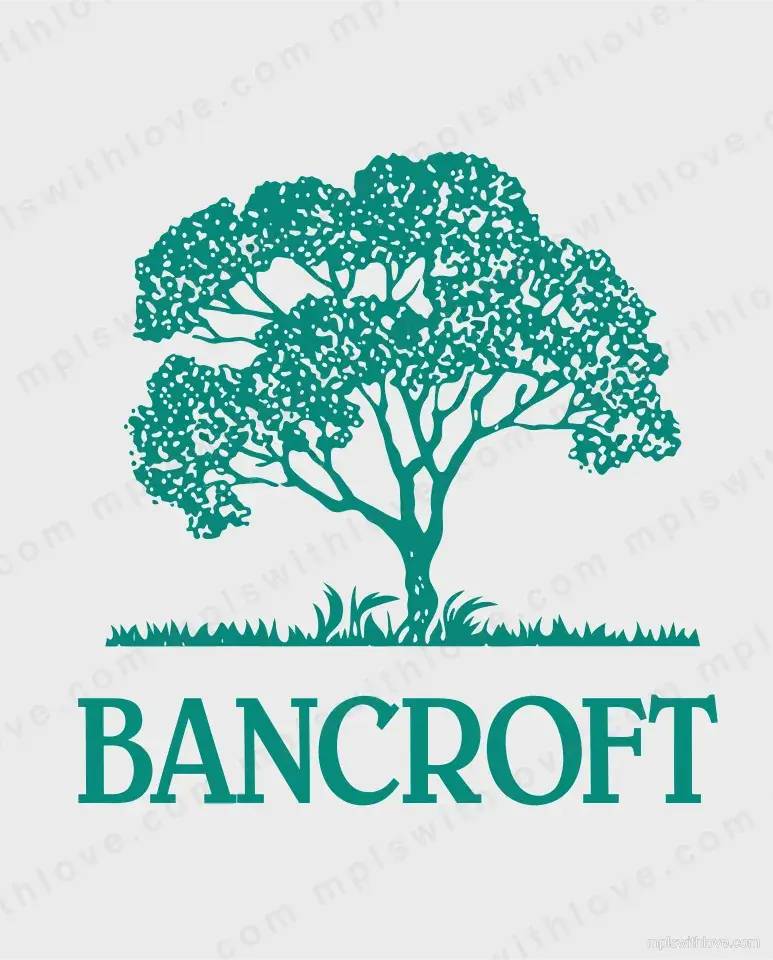 Vector recreation of the Bancroft neighborhood sign