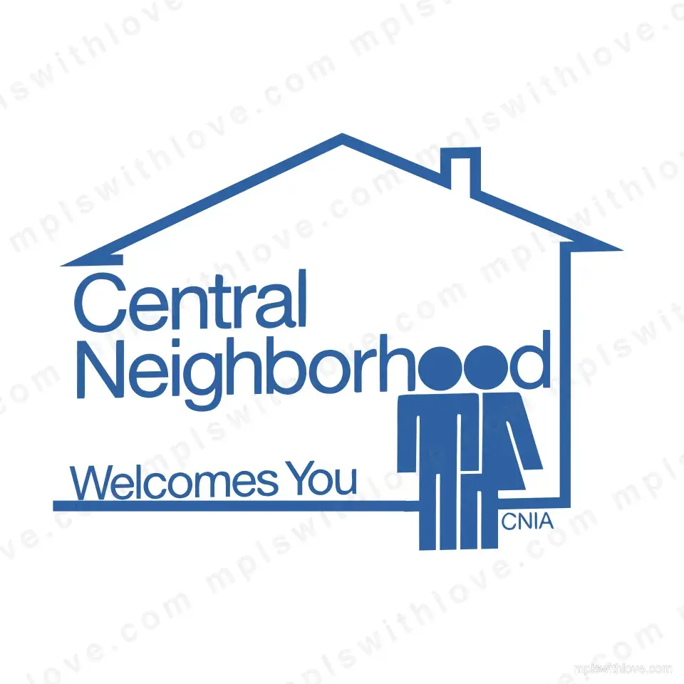 Vector recreation of the classic Central neighborhood sign